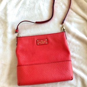 Kate Spade Red Leather Crossbody Bag